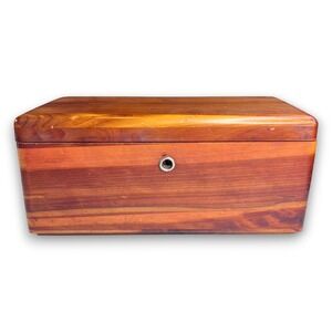 Vintage Lane Cedar Hope Chest Salesman Sample Box Hinged No Key Aurora Colorado
